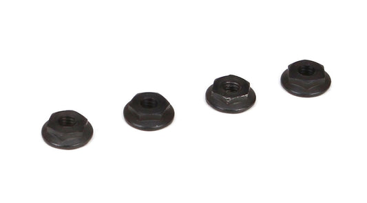 TLR 4mm Low Profile Serrated Nuts (4) TLR236001