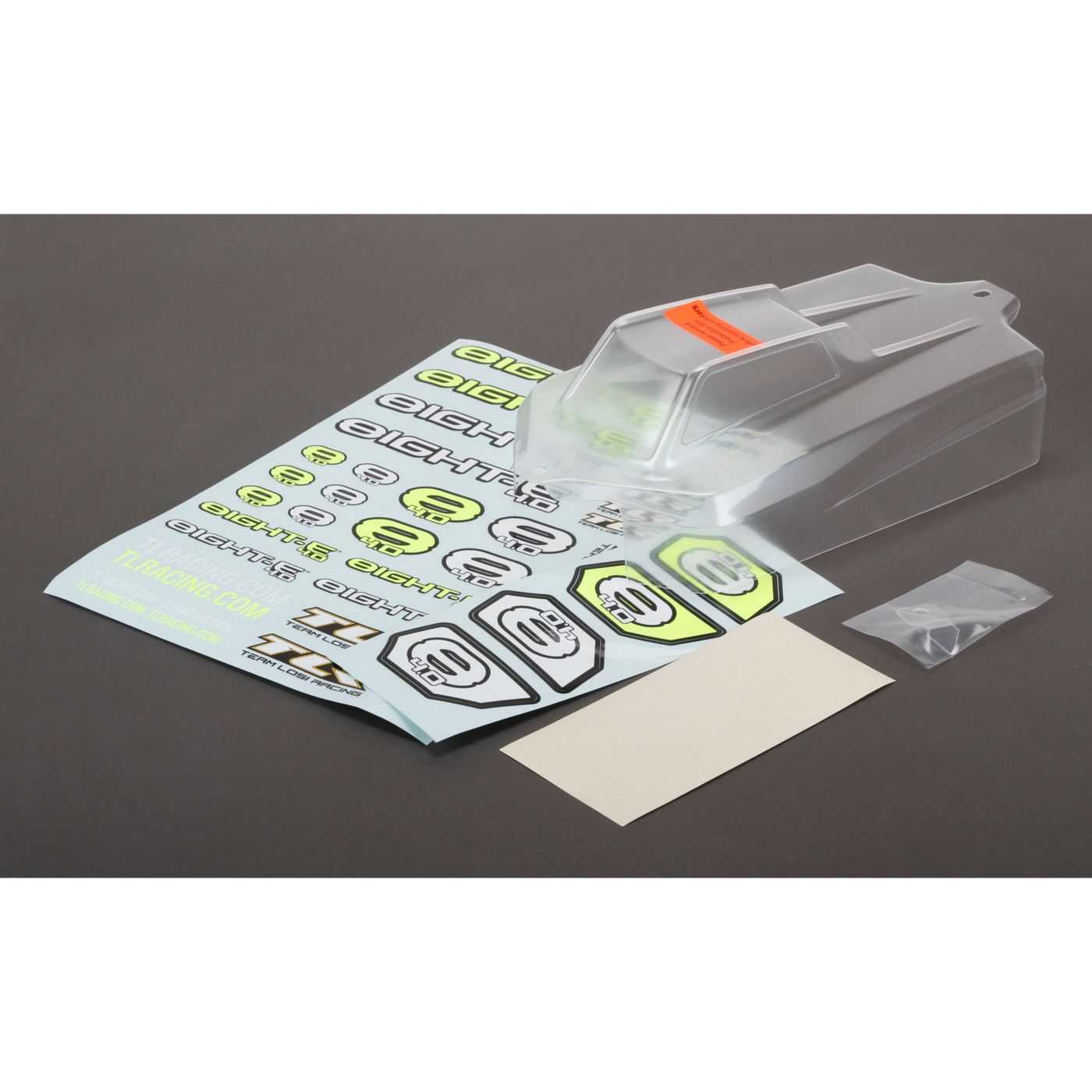 TLR Body Set, Clear: 8IGHT-E 4.0 TLR240007