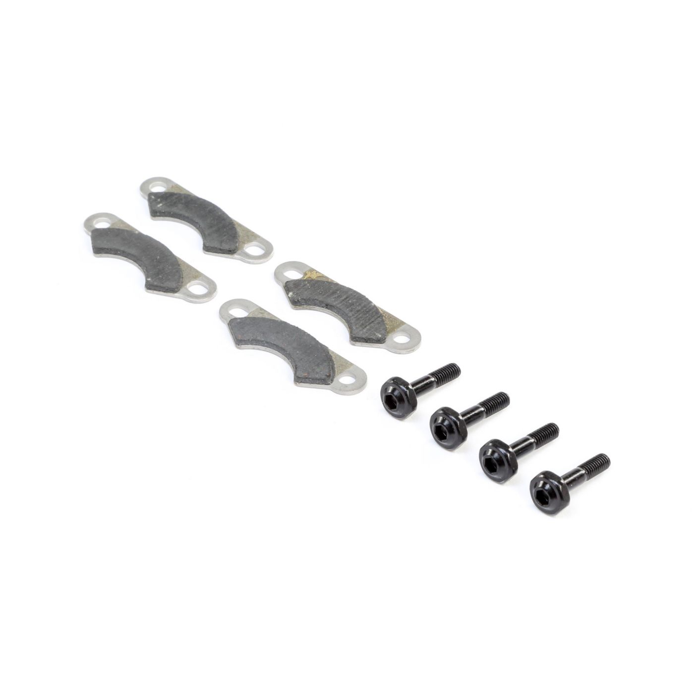 TLR Brake Pads and Screws (4): 8X TLR241043