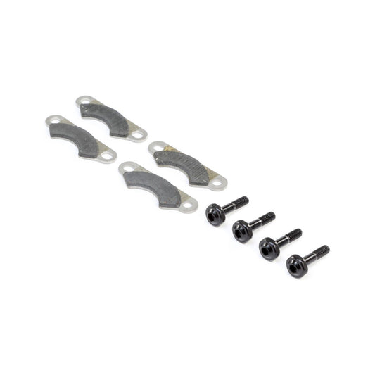 TLR Brake Pads and Screws (4): 8X TLR241043