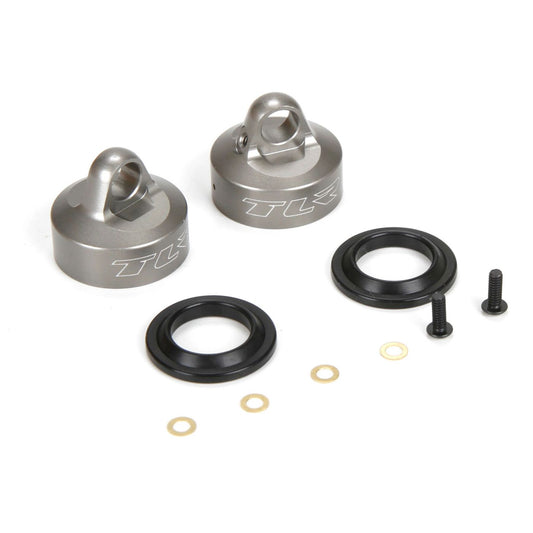 TLR 16mm Bleeder Shock Caps, Aluminum (2): 8 & 8T 4.0 TLR243034