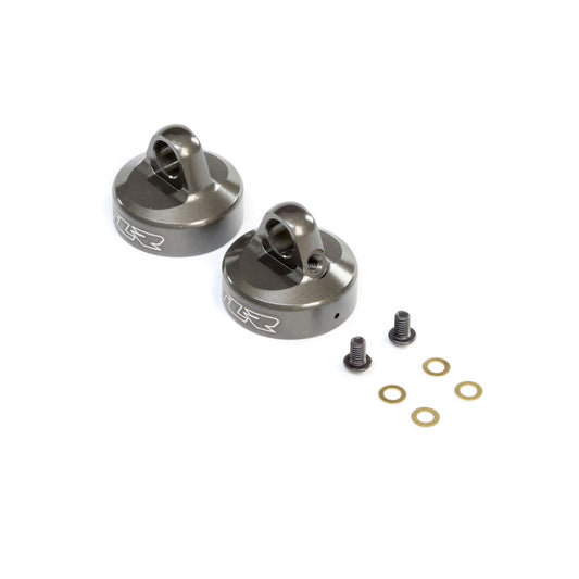 TLR 16mm Bleeder Shock Cap, Aluminum (2): 8X TLR243040