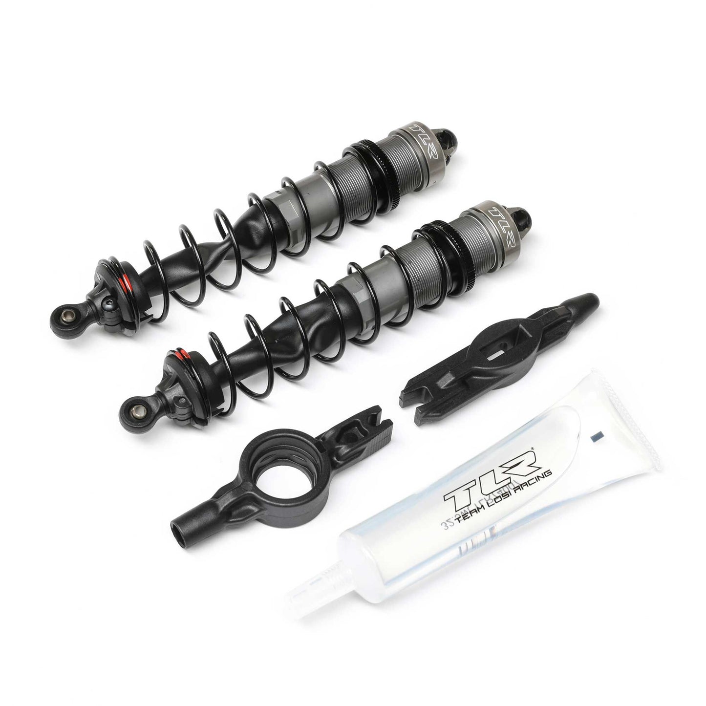 TLR Rear Shock Set, 135mm, Assembled (2): 8XT TLR243051