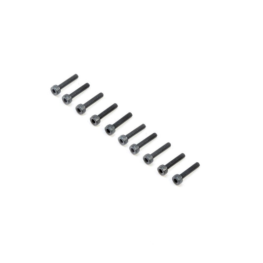 TLR Cap Head Screws, M2x10mm (10) TLR245008