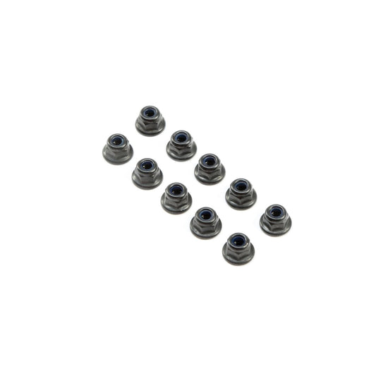 TLR M3 Flanged Lock Nuts (10) TLR245016