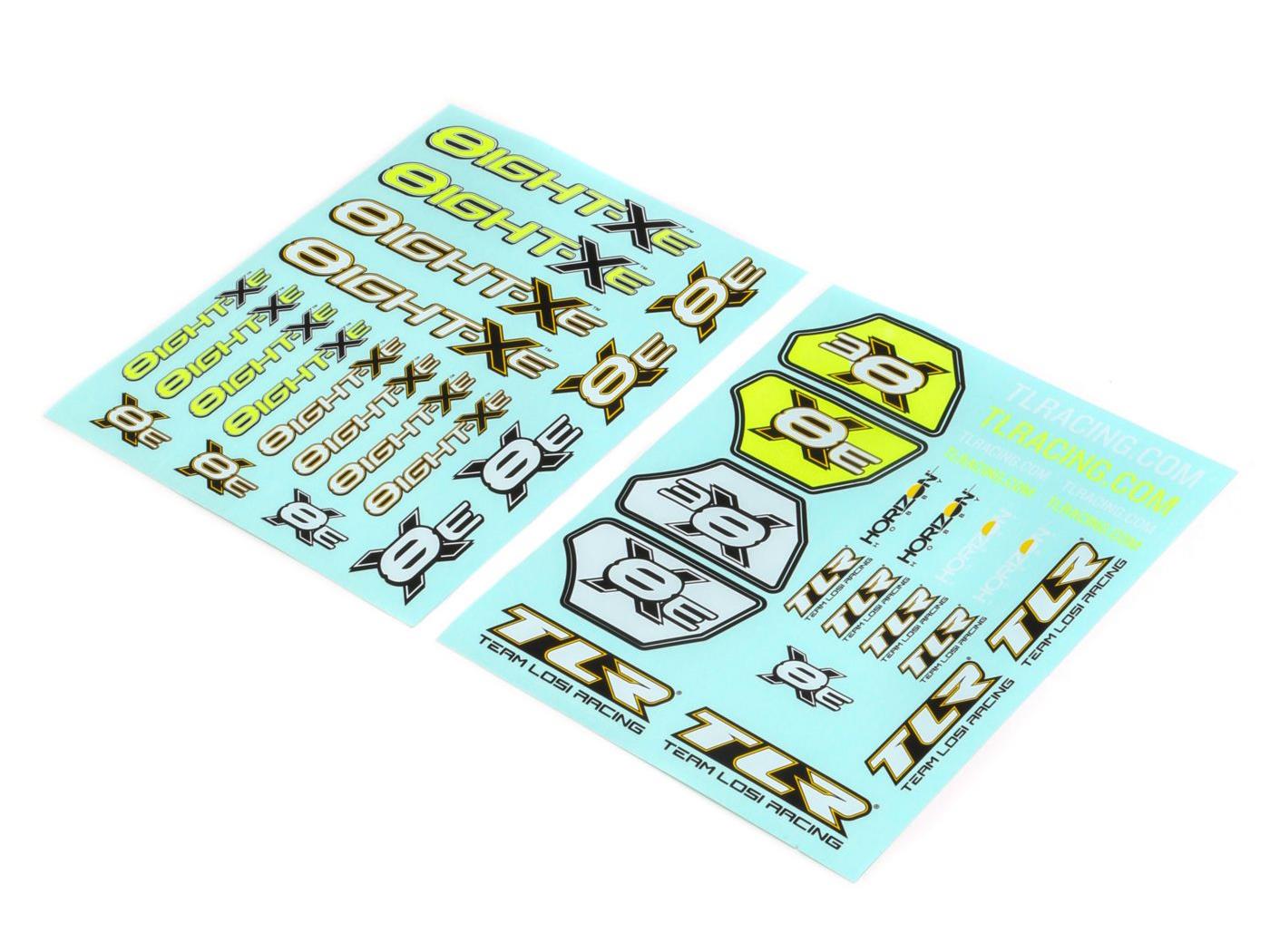 TLR Logo Sheet: 8XE TLR249005