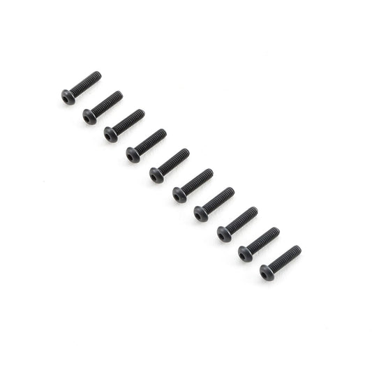 TLR Button Head Screws, M2.5x10mm (10) TLR255002
