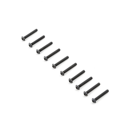 TLR Button Head Screws M4x25mm (10) TLR255010