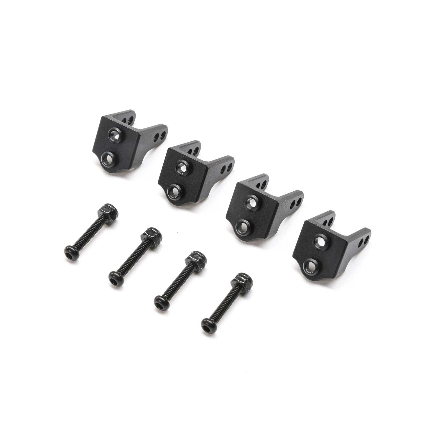 TLR Aluminum Upper Shock Mount, Black: Mini LMT (4) TLR314010