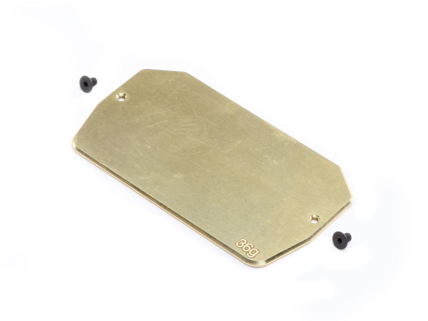 TLR Brass Electronics Mounting Plate, 34g: 22 5.0 TLR331039