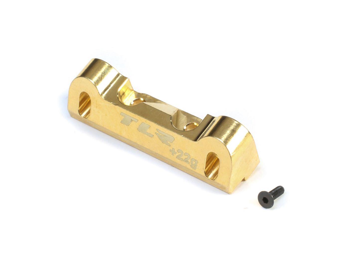 TLR Brass Hinge Pin Brace, LRC +22g: 22 5.0 TLR334053