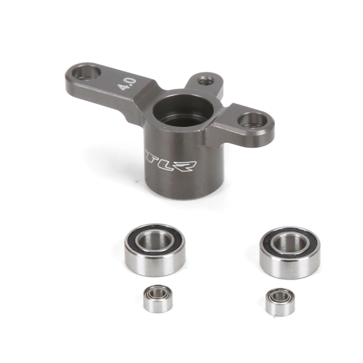 TLR Aluminum Throttle Tri-Horn w/bearings: 8IGHT 4.0 TLR341002