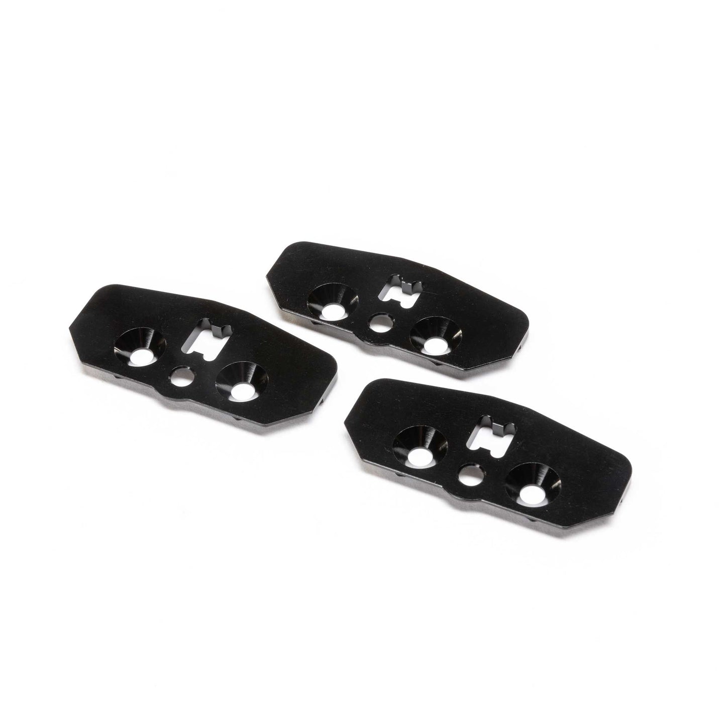 TLR Skid Plate Set, Adj Chassis, Aluminum: 8X 2.0 TLR341029