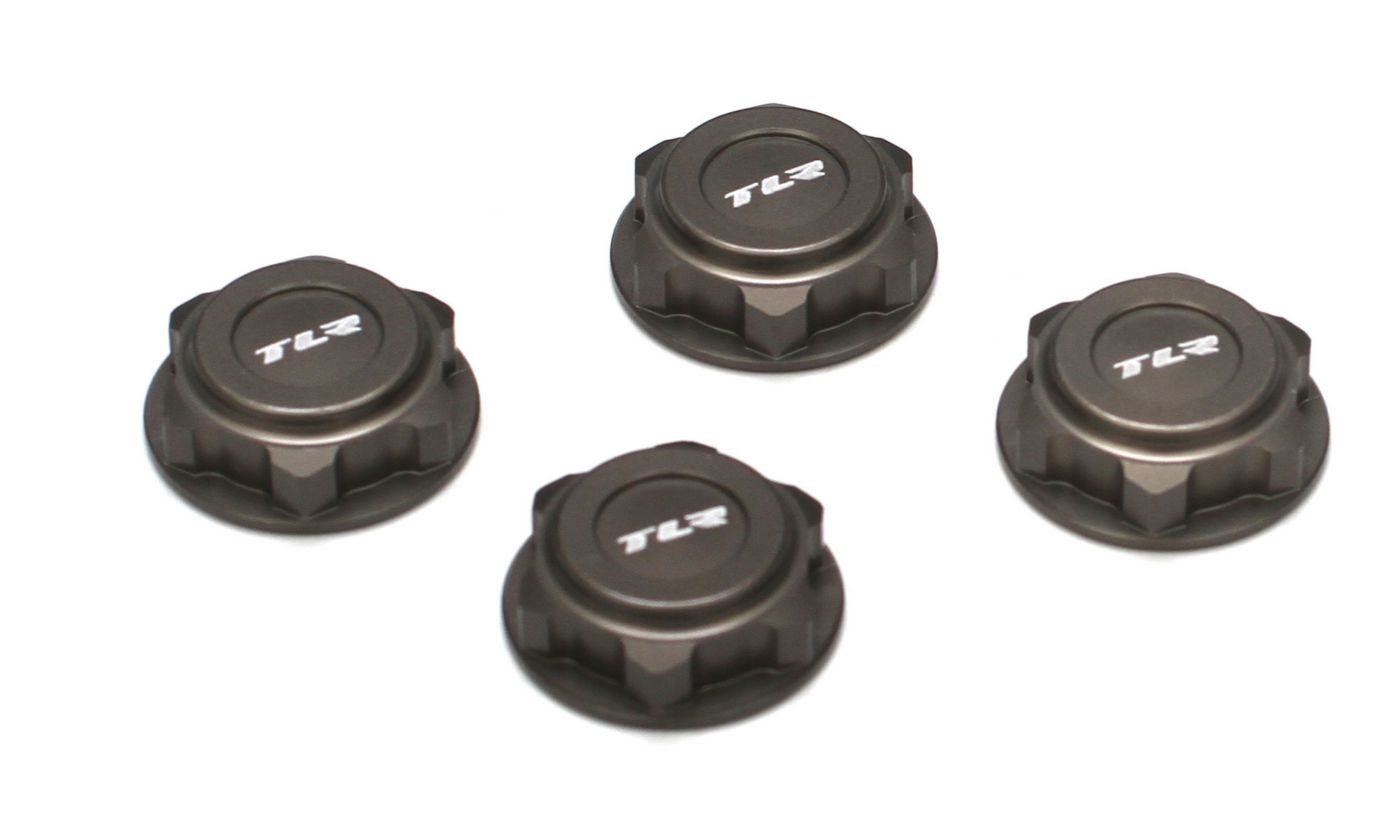 TLR Covered 17mm Wheel Nuts, Alum: 8B/8T 2.0 TLR3538