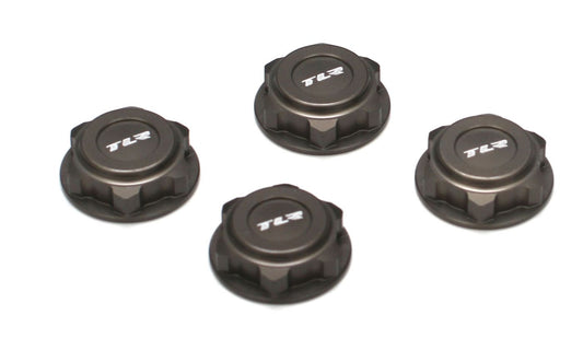 TLR Covered 17mm Wheel Nuts, Alum: 8B/8T 2.0 TLR3538