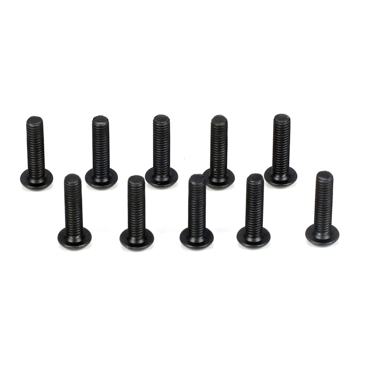 TLR Button Head Screws, M3 x 12mm (10) TLR5904