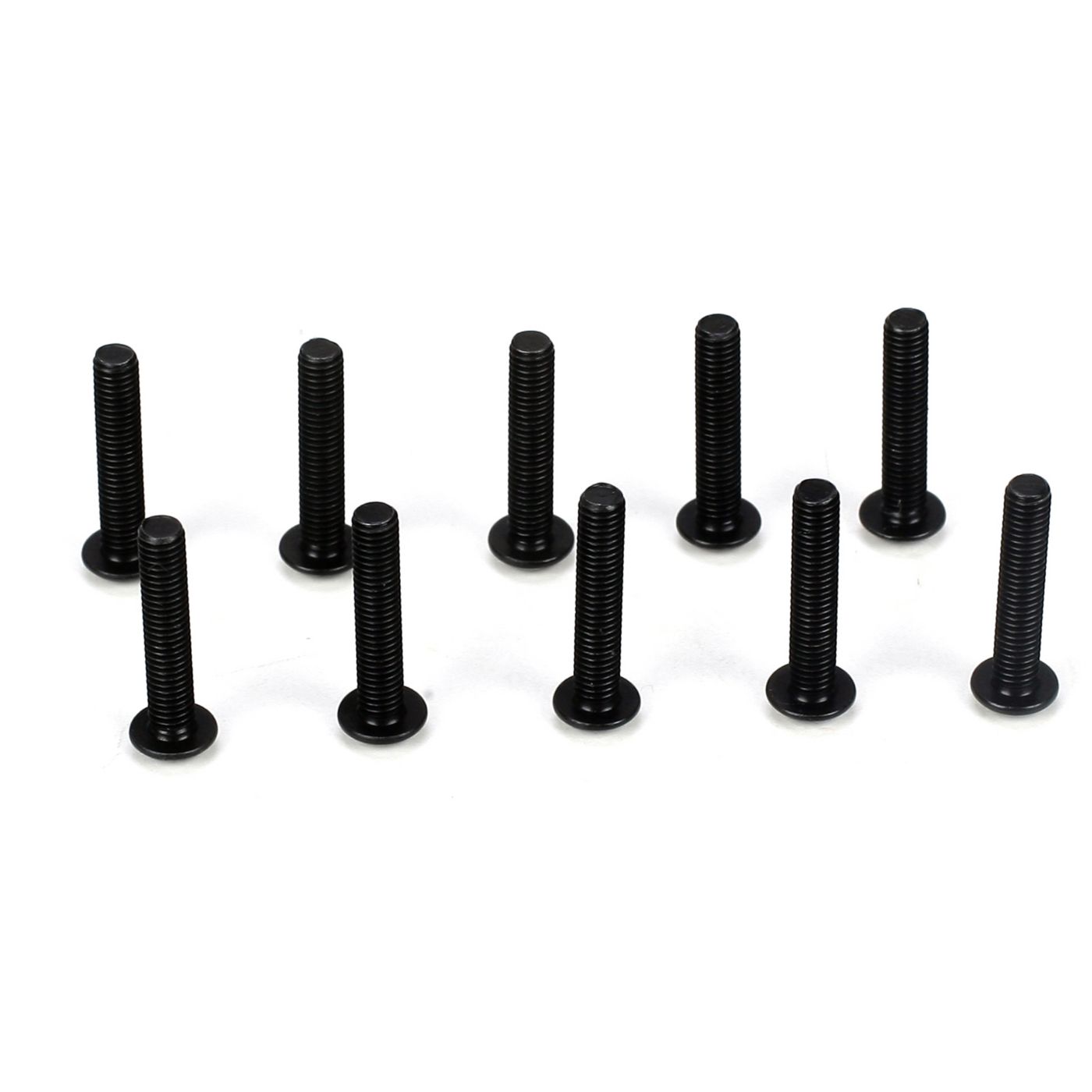 TLR Button Head Screws, M3 x 16mm (10) TLR5909