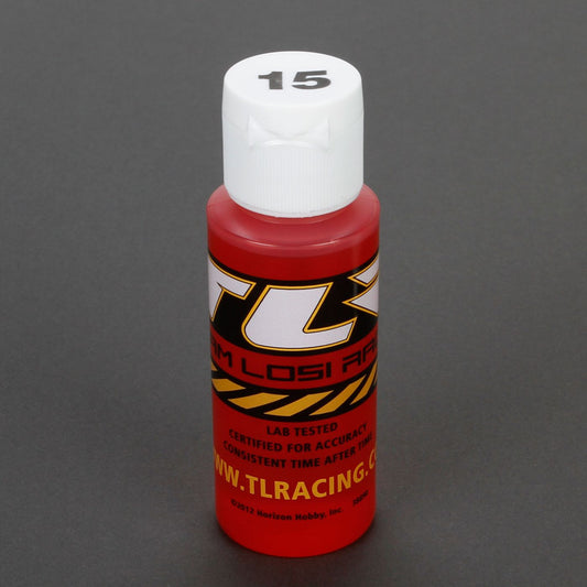 TLR Silicone Shock Oil, 15wt, 2oz TLR74000