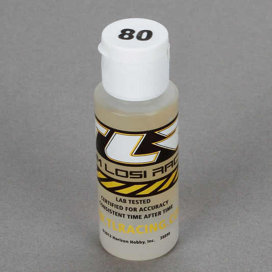 TLR Silicone Shock Oil, 80 Wt, 2oz TLR74016