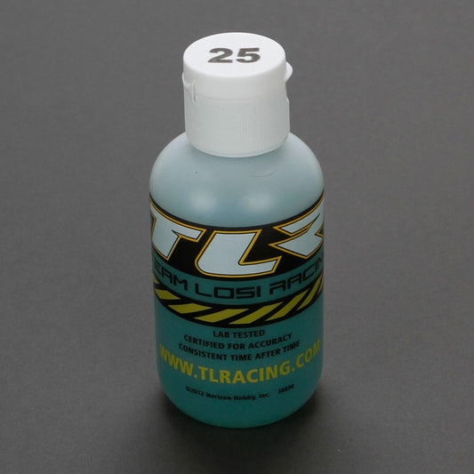 TLR Silicone Shock Oil, 25wt, 4oz TLR74022