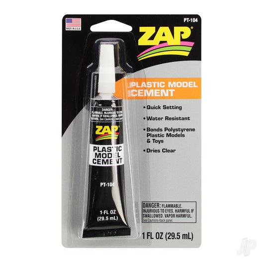 Zap PT-104 Plastic Model Cement (1fl oz, 29.5 ml) PT-104