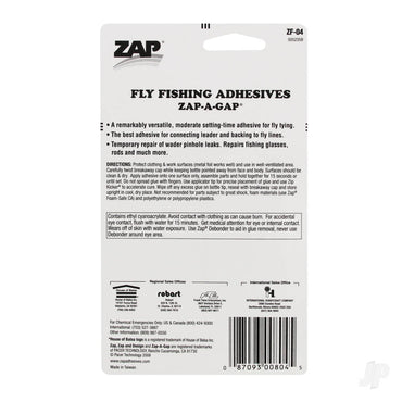 Zap Fly Fishing Adhesives Zap-A-Gap Medium (0.25oz, 7g) ZF-04