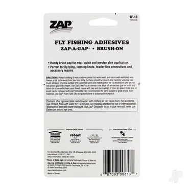 Zap Fly Fishing Adhesives Zap-A-Gap Medium Brush On (0.25oz, 7g) ZF-13