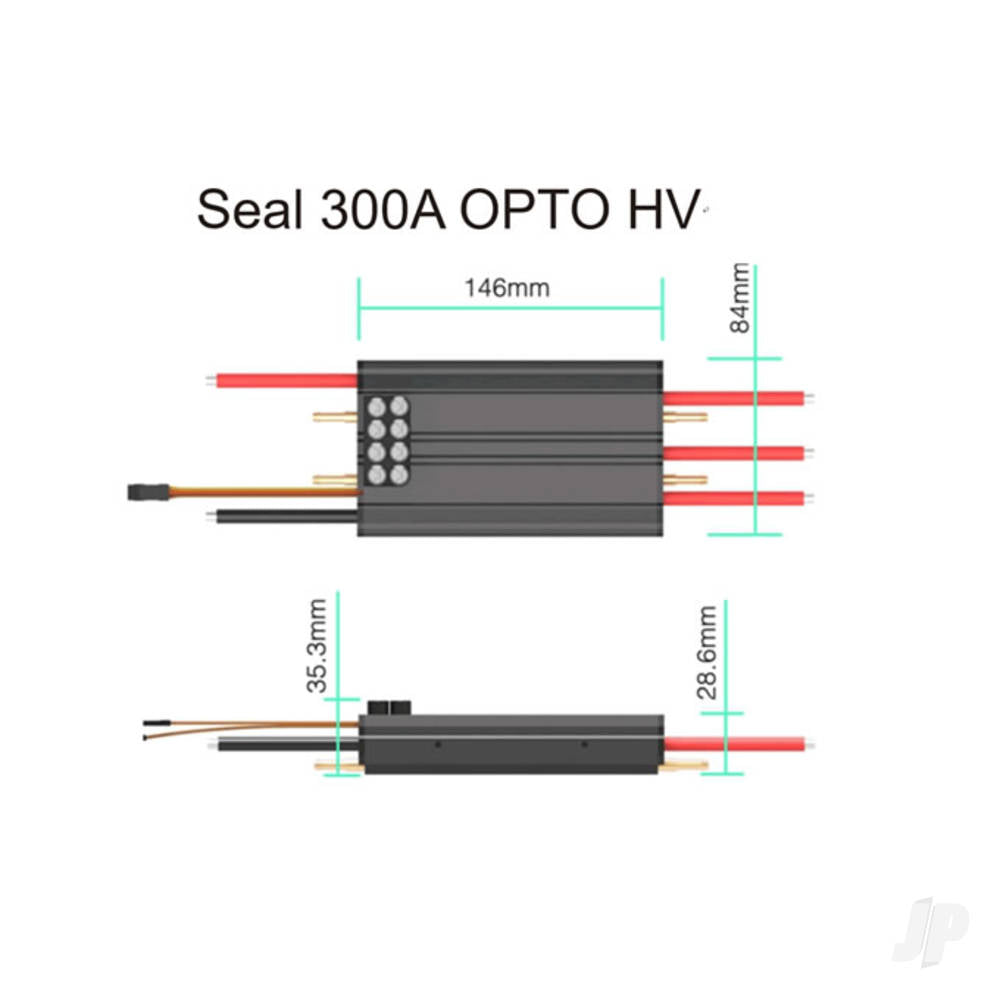 ZTW Seal 300A Opto ESC HV 14S ESC 6300400