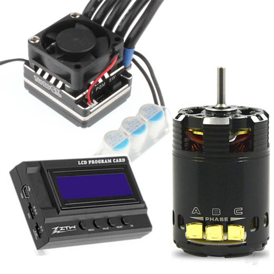 ZTW 1:10 Beast PRO Combo with 120A ESC + BP 3652 10.5T 3800Kv Motor + LCD Program Card 8212021101