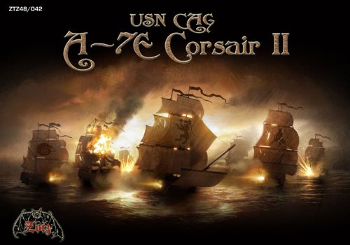 Zotz ZTZ48042 1:48 LTV A-7E Corsair II CAG aircraft