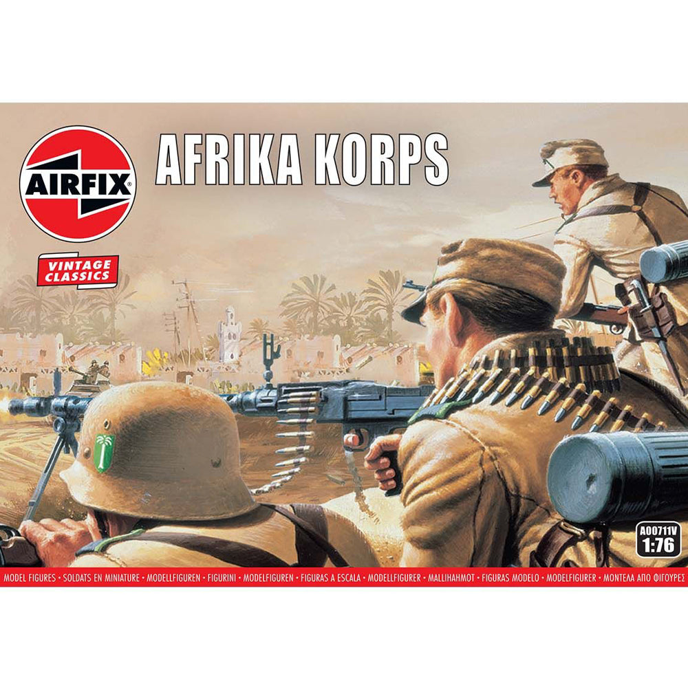 AIRFIX A00711V Afrika Korps 1:76 Figures Model Kit