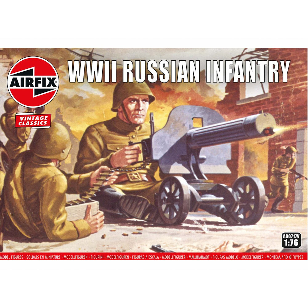 Airfix A00717V Russian Infantry 1:76 Military Figures Model Kit