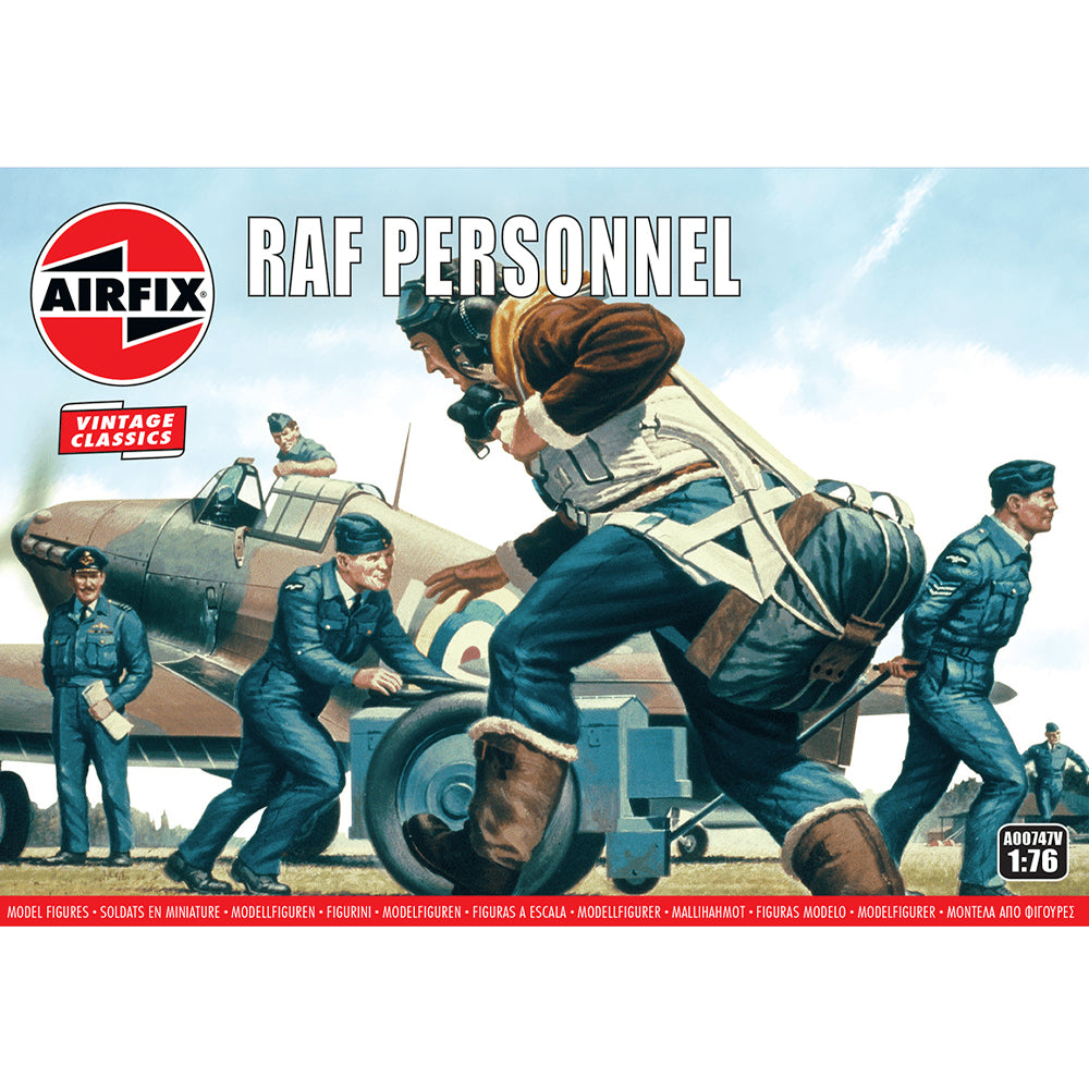 AIRFIX A00747V RAF Personnel 1:76 Figures Model Kit