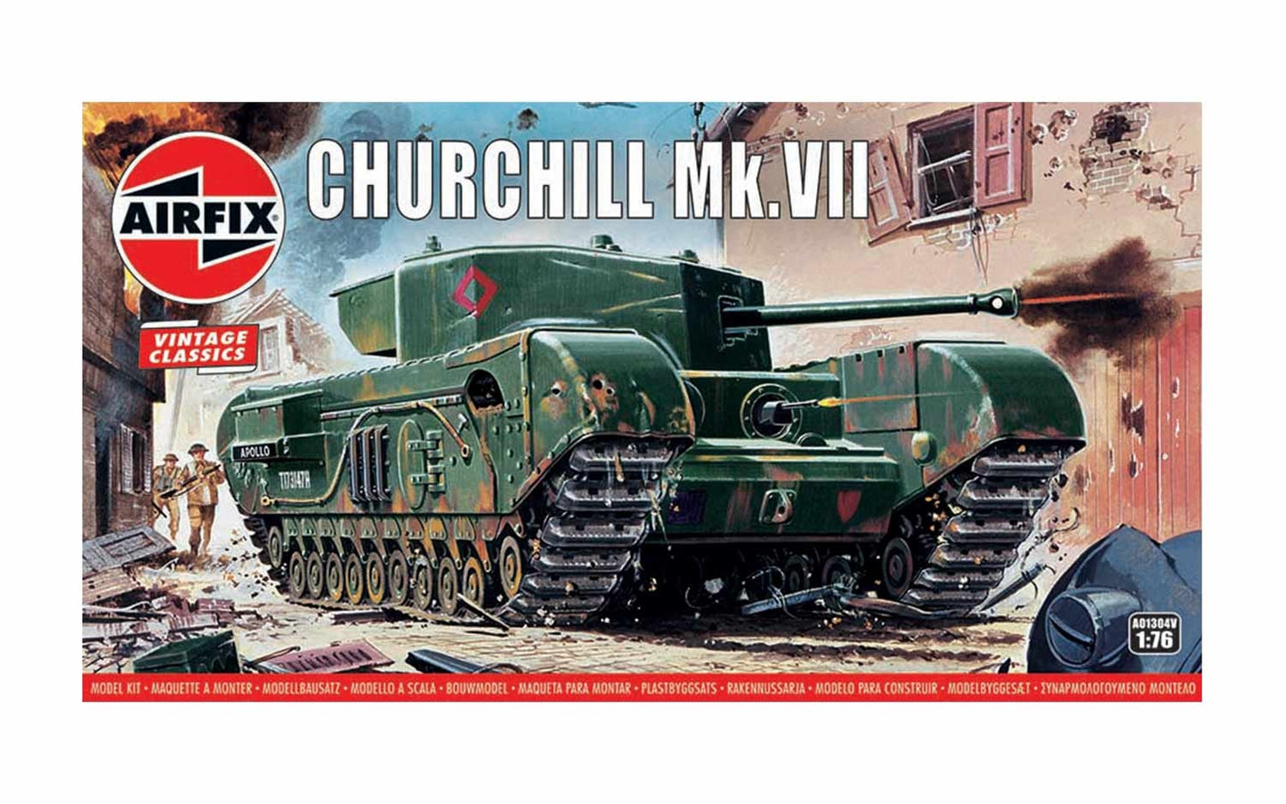 Airfix A01304V Churchill Mk.VII 1:76 Model Kit