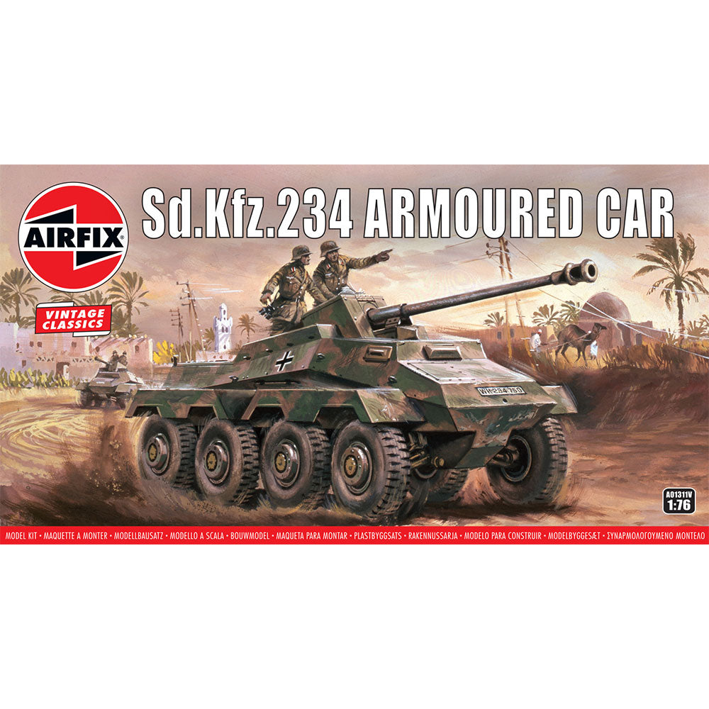 AIRFIX A01311V SDKFZ Armoured Car 1:76 Military Model Kit