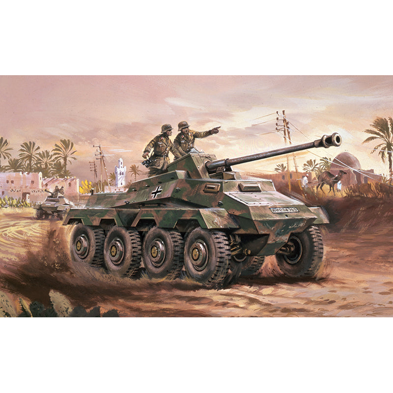 AIRFIX A01311V SDKFZ Armoured Car 1:76 Military Model Kit