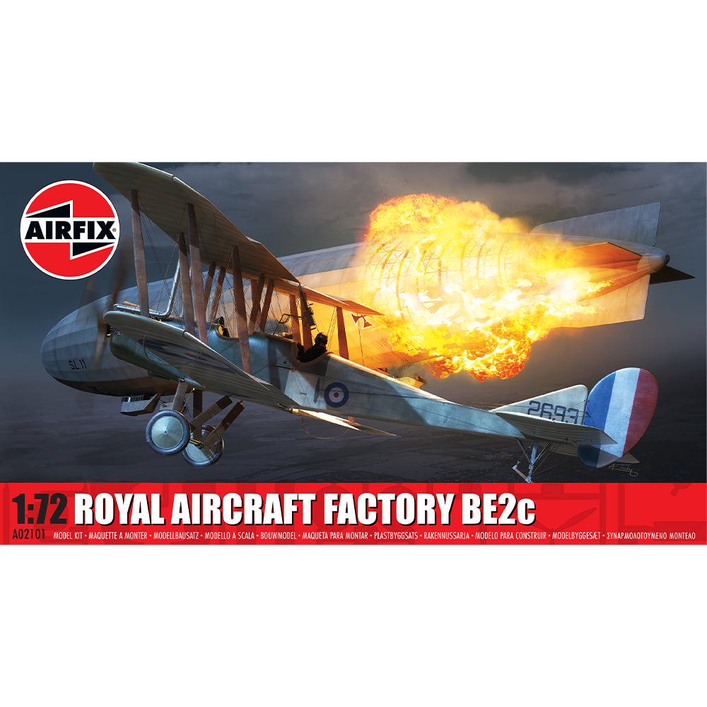 Airfix A02101 Royal Aircraft Factory BE2c 1:72 Model Kit