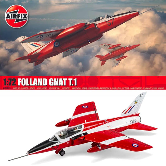 AIRFIX A02105 Folland Gnat T.1 1:72 Aircraft Model Kit