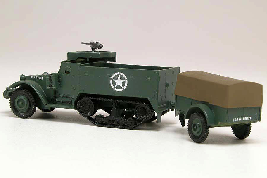 AIRFIX A02318V Half-Track M3 & 1 ton Trailer - Vintage 1:76 Military Model Kit