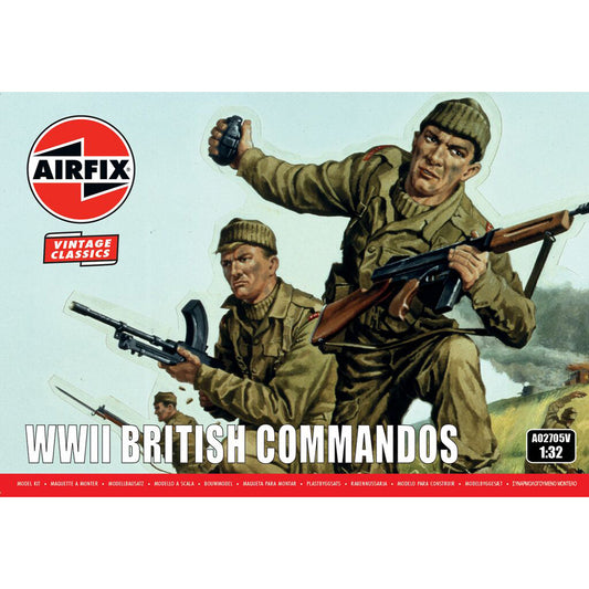 Airfix A02705V WWII British Commandos 1:32 Model Kit