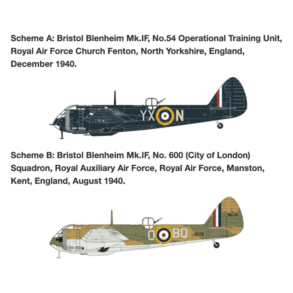 Airfix A04059 Bristol Blenheim Mk.IF 1;72 Model Kit