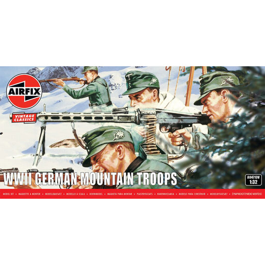 Airfix A04713V WWII German Mountain Troops 1:32 Model Kit