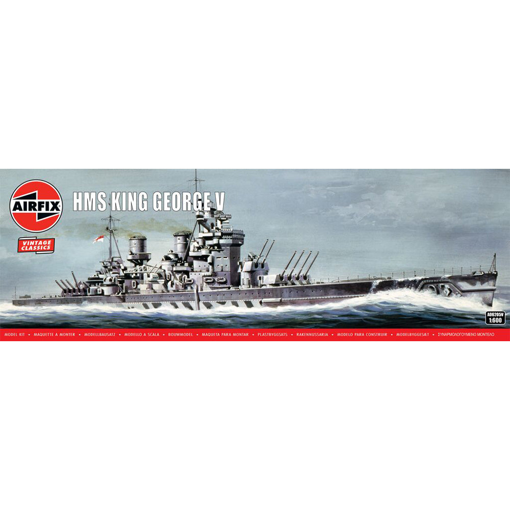 Airfix A06205V HMS King George V 1:600 Model Kit