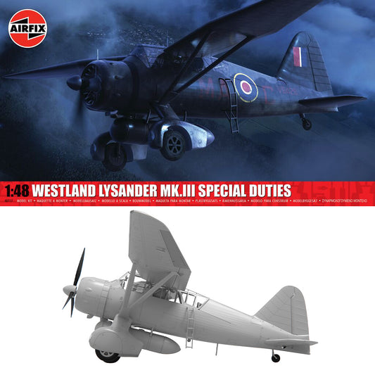 Airfix A07117 Westland Lysander Mk.III Special Duties 1:48 Model Kit