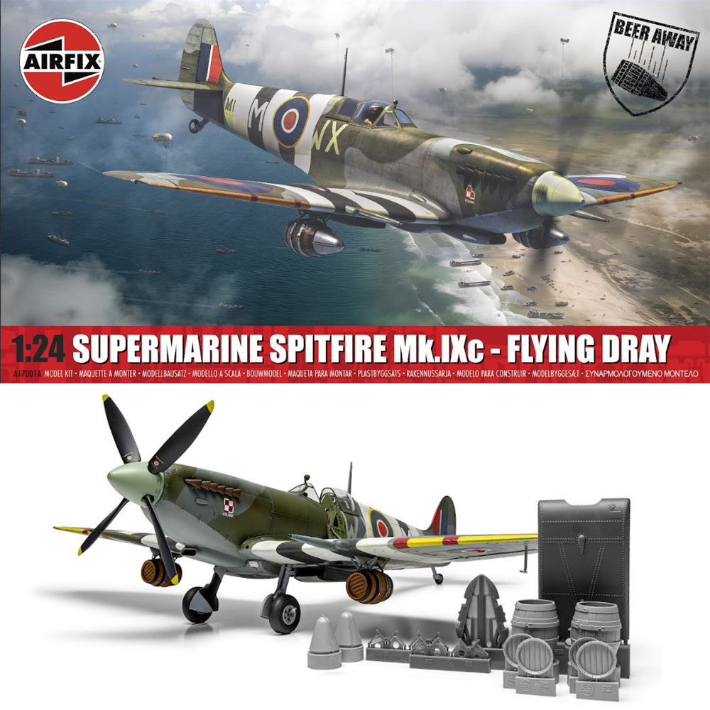 Airfix A17001A Supermarine Spitfire Mk.IXc - Flying Dray 1:24 Model Kit