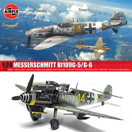 Airfix A17003 Messerschmitt Bf 109G-5/6 1:24 Model Kit