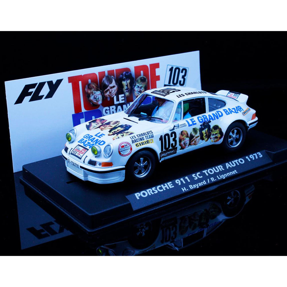 Fly Car A2052 Porsche 911 SC Tour Auto 1973 Le Grand Bazar 1:32 Slot Car