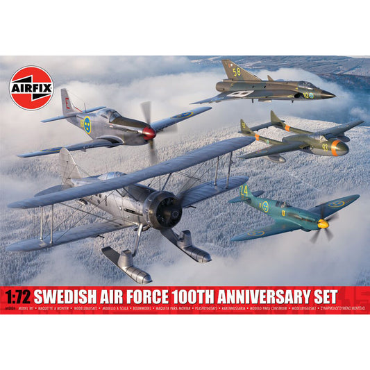 Airfix A40004 Swedish Air Force 100th Anniversary Set 1:72 Model Kit