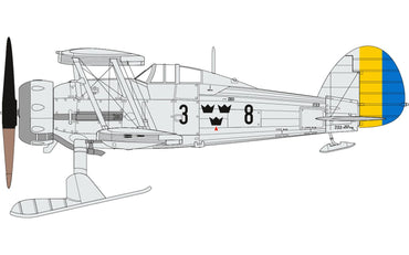 Airfix A40004 Swedish Air Force 100th Anniversary Set 1:72 Model Kit