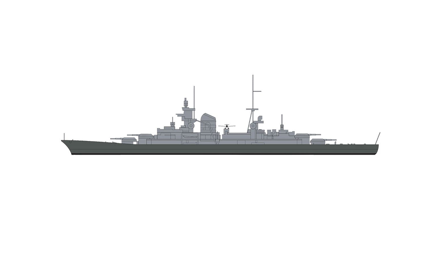 Airfix A50120 Sink The Bismarck! Gift Set 1:1200 Model Kit